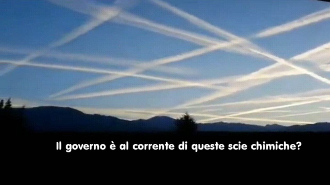 Il governo è al corrente di queste scie chimiche?