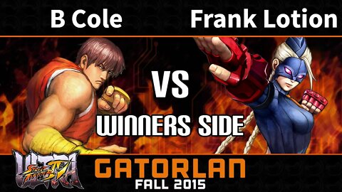 Gatorlan - B Cole vs. Frank Lotion - Winners R2 - USFIV