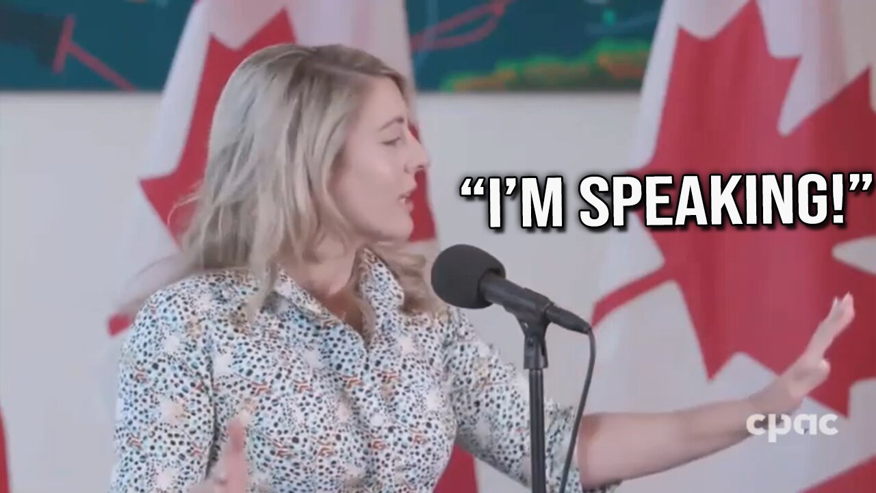 Trudeau minion claims "Canadians DON'T want elections" as she channels her inner Kamala Harris