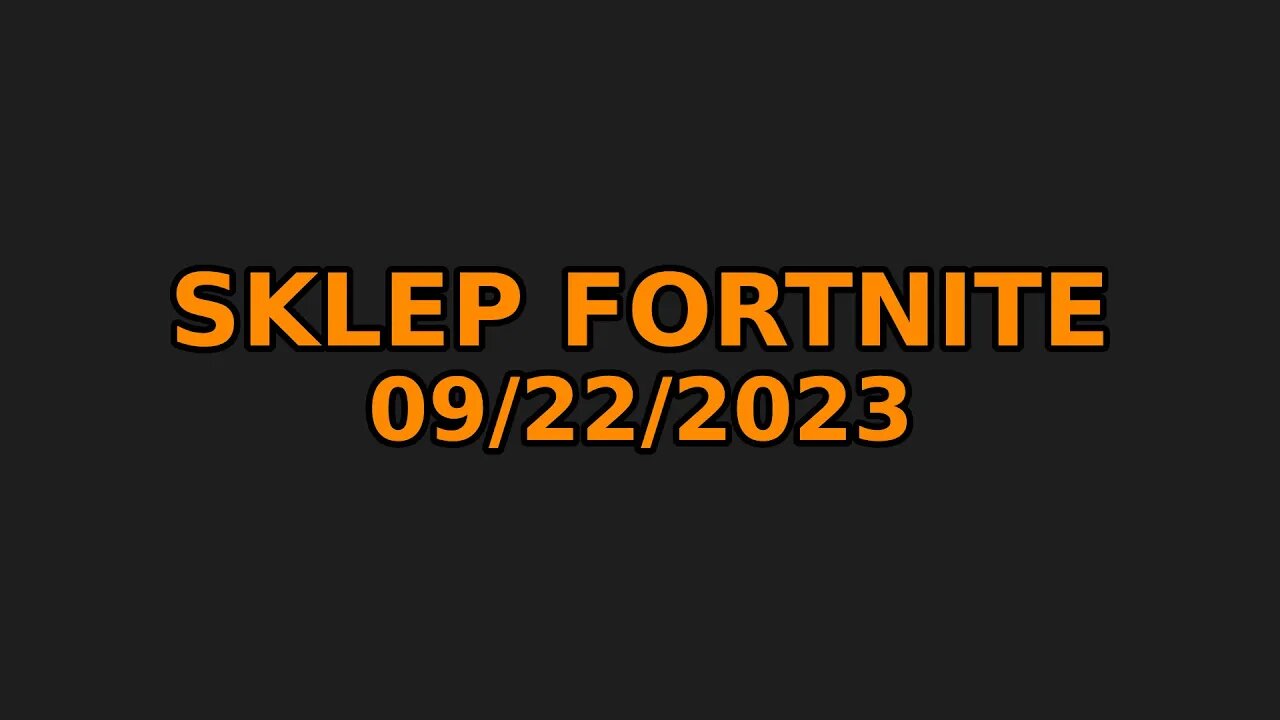 Sklep Fortnite #7 09/22/2023