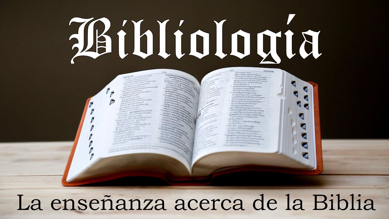 BIB 05 - La Biblia es perfecta (Salmo 19:7a)