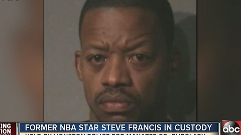 Former NBA Star Steve Francis in custody