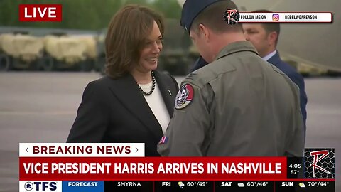 Kamala arrives in Nashville