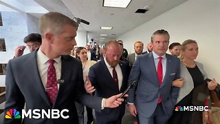 Hegseth to NBC News: 'I'll be here' as long as Trump supports me