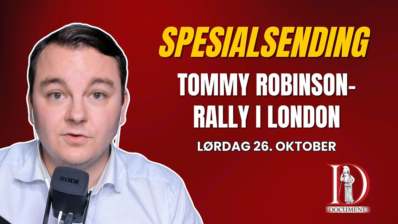 Document LIVE: Tommy Robinson-rally i London