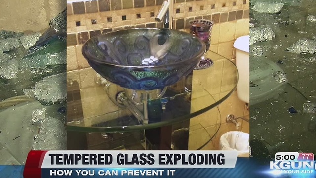 Valley woman says tempered glass sink 'blew up' without warning