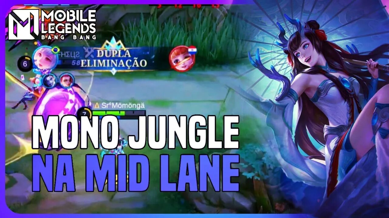 UM MONO JUNGLE CLICA NO MID? | KAGURA | MLBB