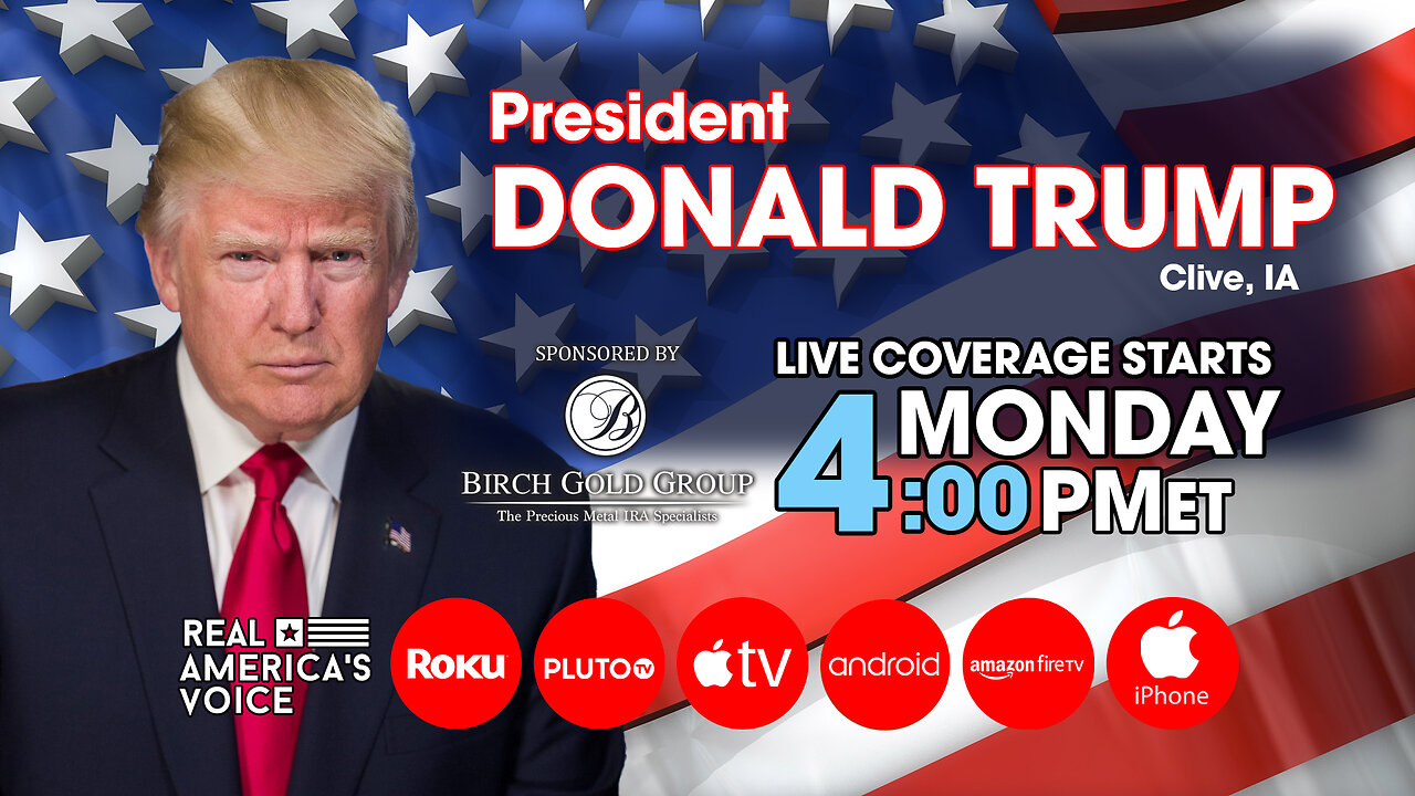 PRESIDENT TRUMP LIVE IN CLIVE IOWA 10-16-23