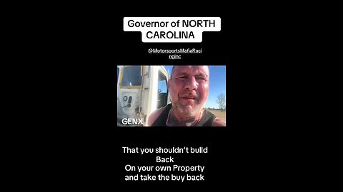 North Carolina Land Grab basically Confirmed by the Governor of North Carolina