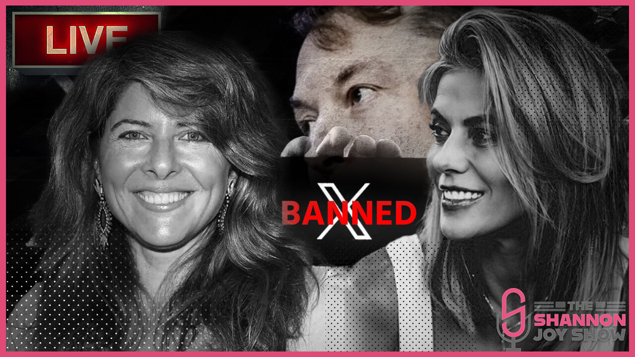 "Banned AGAIN! Exclusive W/Dr. Naomi Wolf On Her Latest Account Suspension On @X!! UNACCEPTABLE!"