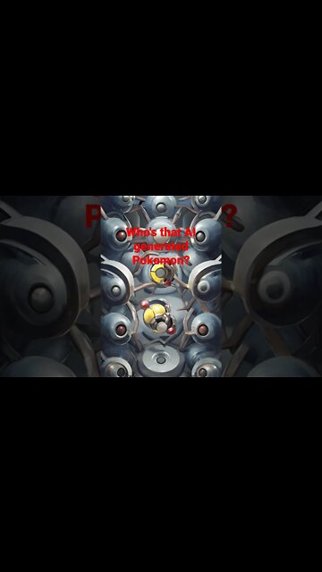 AI generated Magneton #whosthatpokemon #pokemon