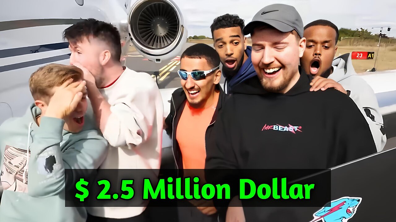 ( Part 2) Aeroplane challenge youtuber | #MrBeast #shorts #viralvideo