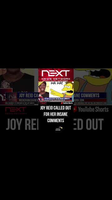 Joy Reid Called Out For Her Insane Comments #shorts