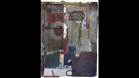 preview video of my original vintage industrial assemblage titled: she knows a little secret
