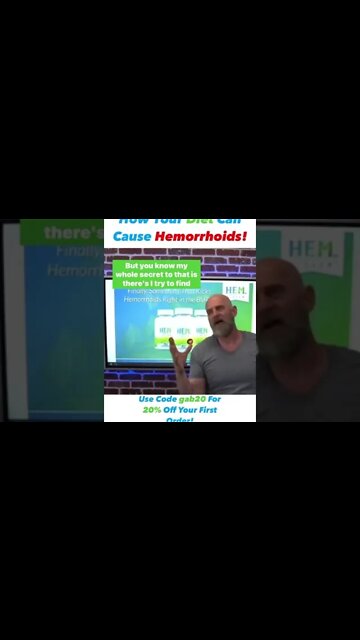 How Your Diet Can Cause Hemorrhoids!