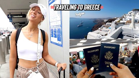 traveling to greece: mykonos and santorini vlog