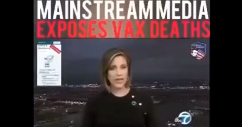 Vaccine deaths. On the news?!!