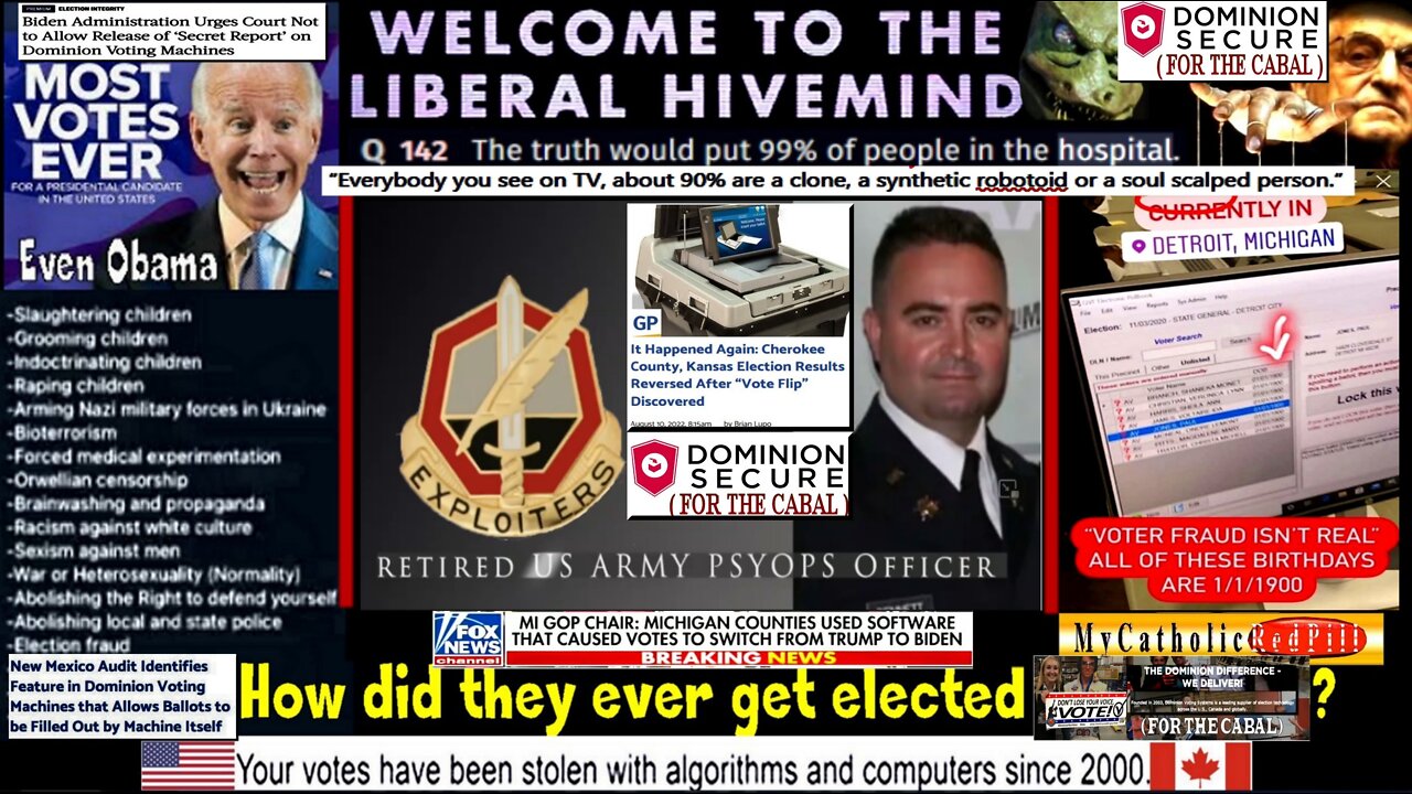 US Army Psyops Officer - Whistleblower (please see description for related info & links)