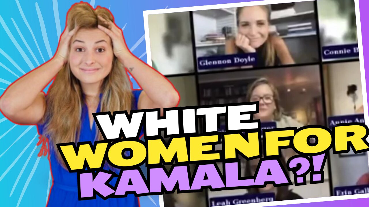 white women get shamed on the cringe "White Women: Answer the Call" for Kamala event