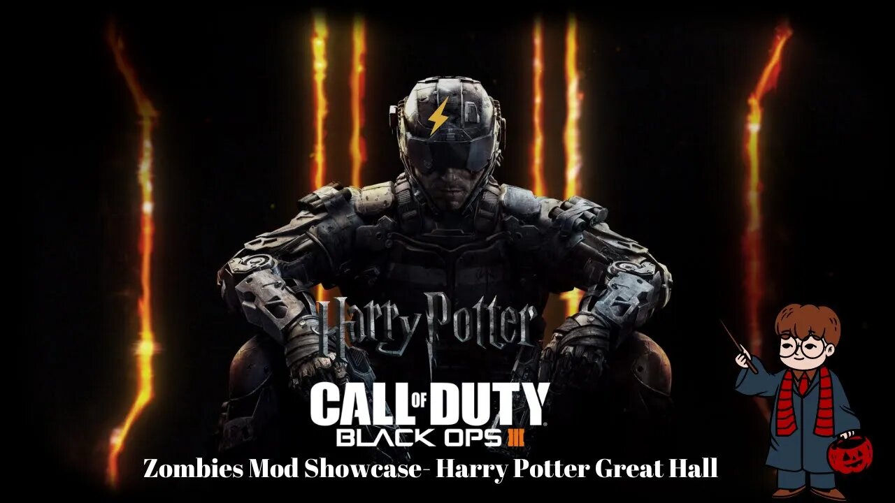 Call of Duty Black Ops III Mod Showcase | Harry Potter Great Hall Zombies Map