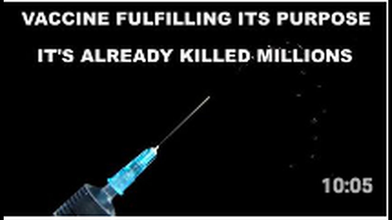 COVID DEATH VACCINE - 1st shot changes your DNA & kills the Elderly - 2nd shot kills 50% who get it.