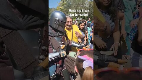 Mando And Grogu Get Surrounded Super Fast At Disney's Hollywood Studios