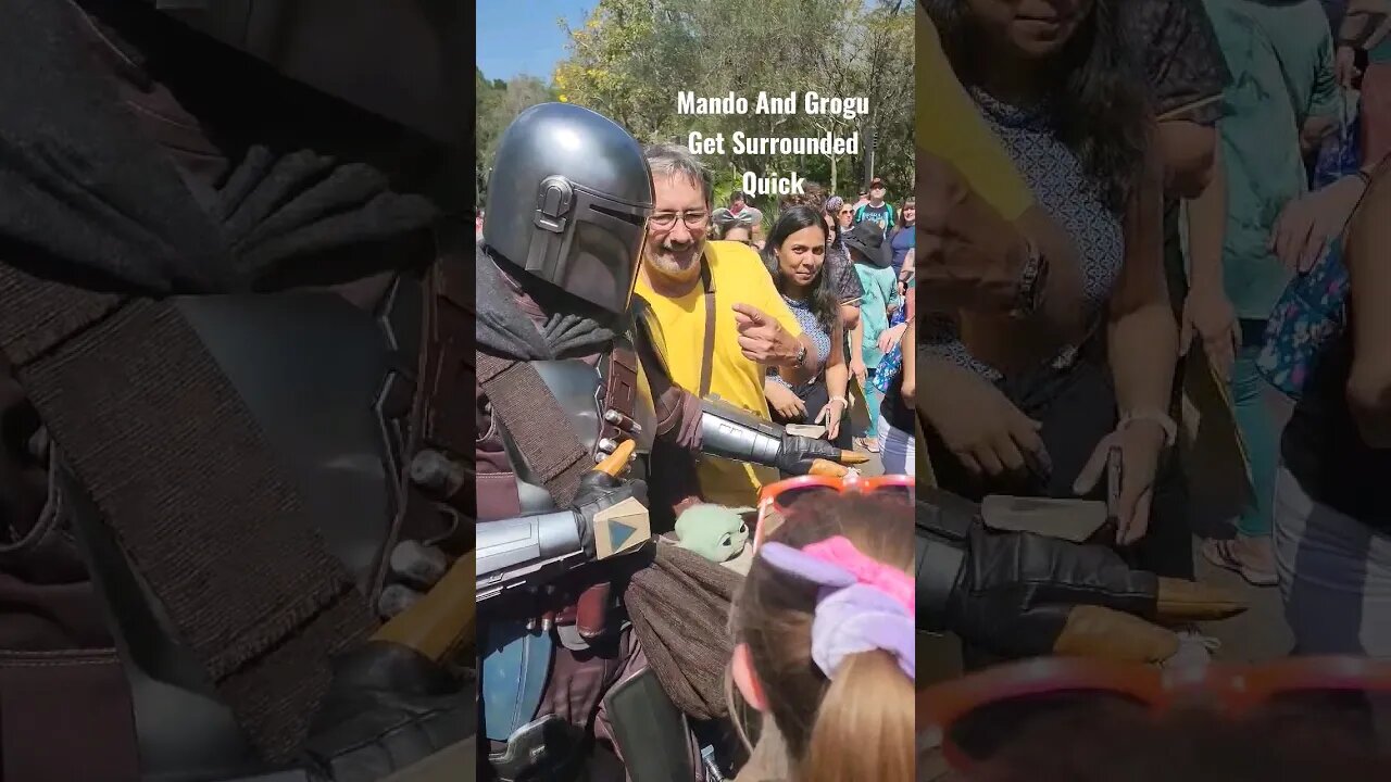 Mando And Grogu Get Surrounded Super Fast At Disney's Hollywood Studios