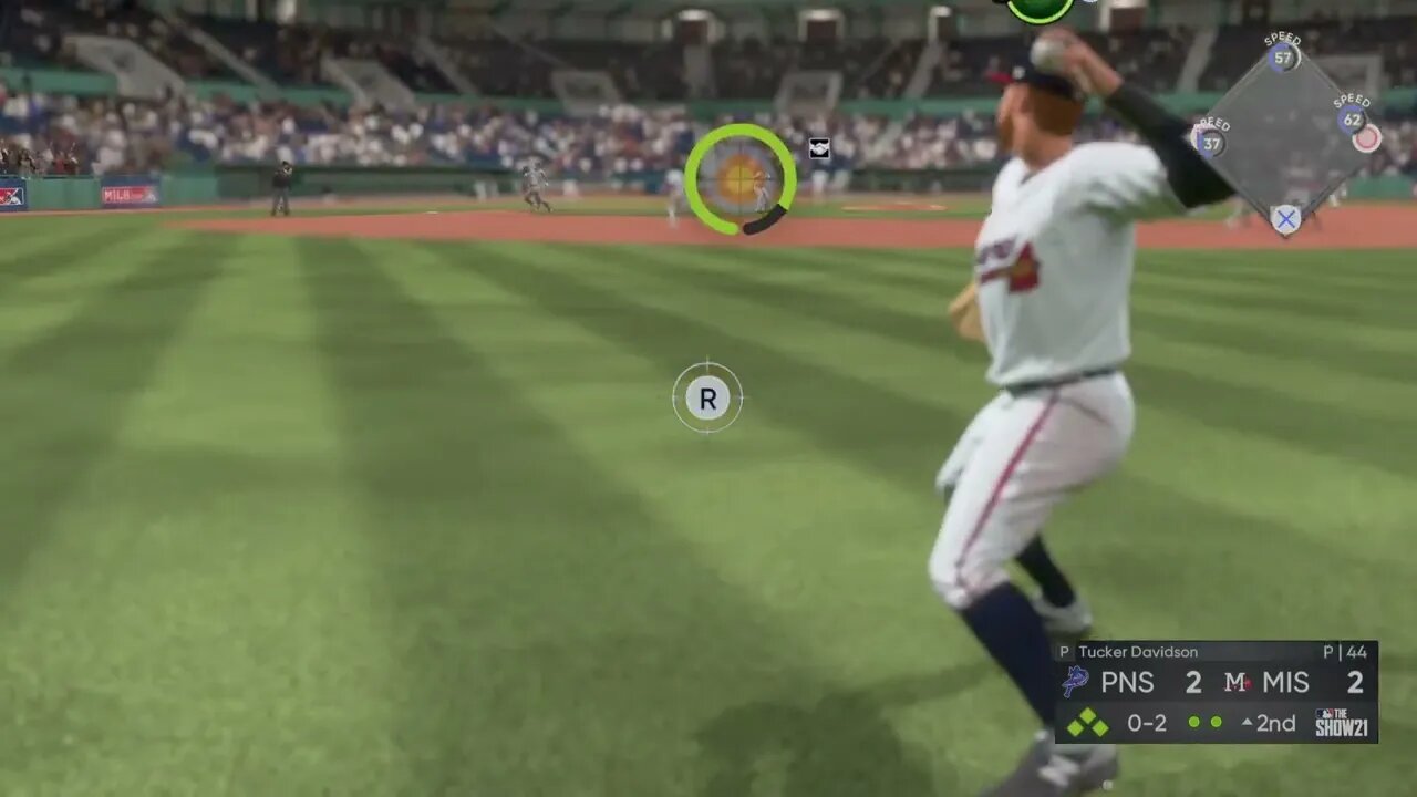 MLB The Show 21 assisted out #2