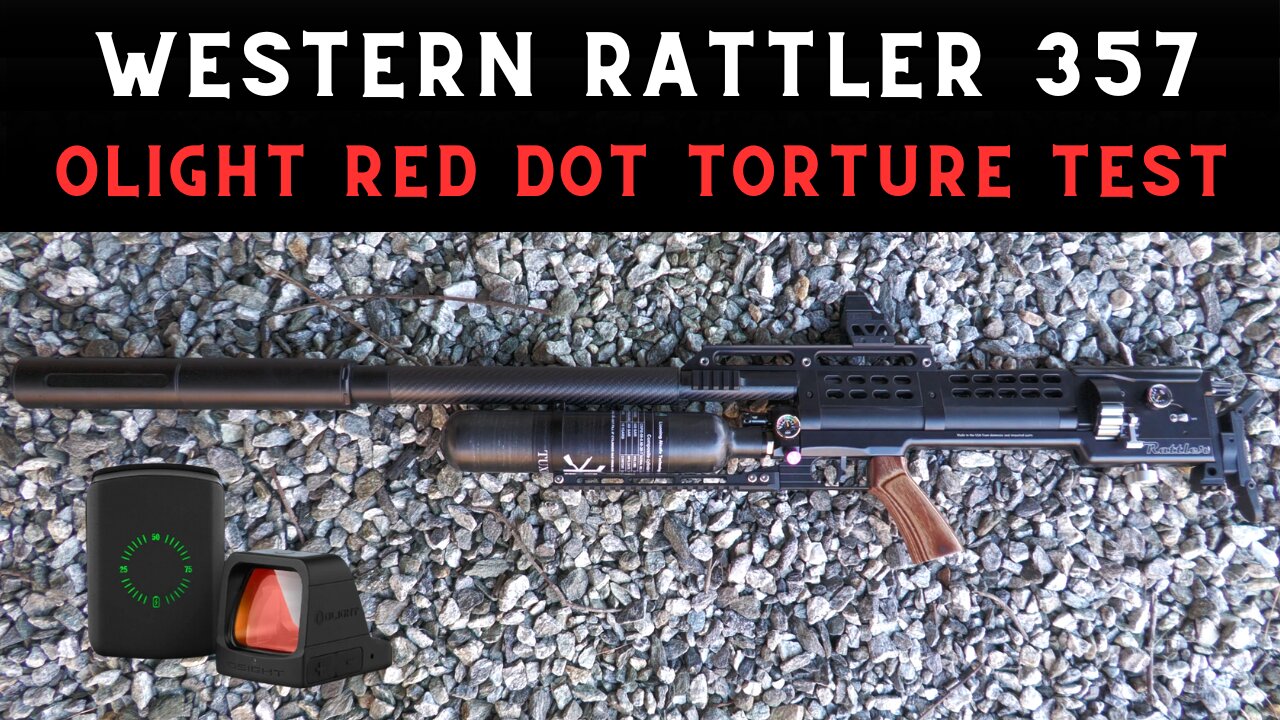 Using my $3000 Western Rattler .357 Bullpup While Torture Testing An Olight Osight Red Dot