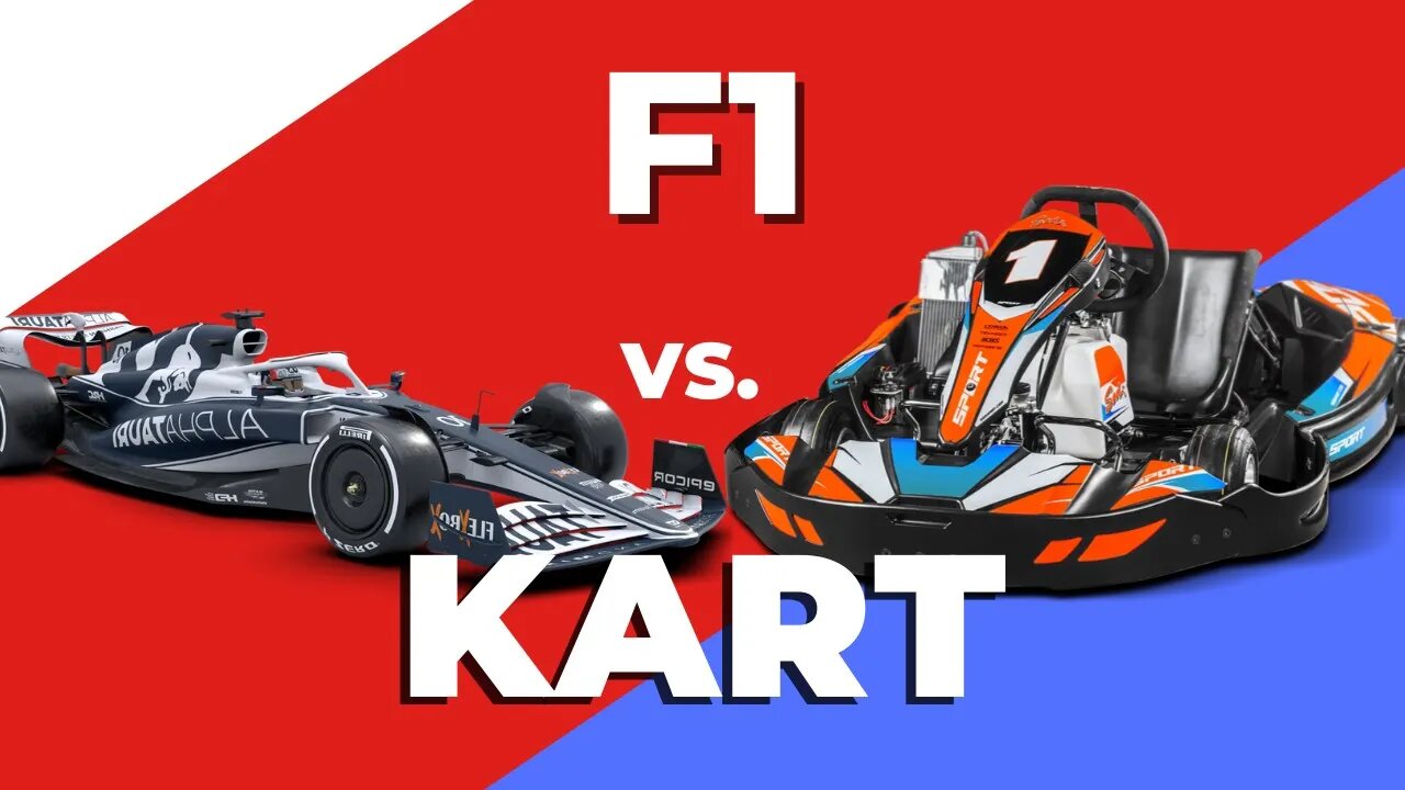 F1 VS KARTING - CRASHING