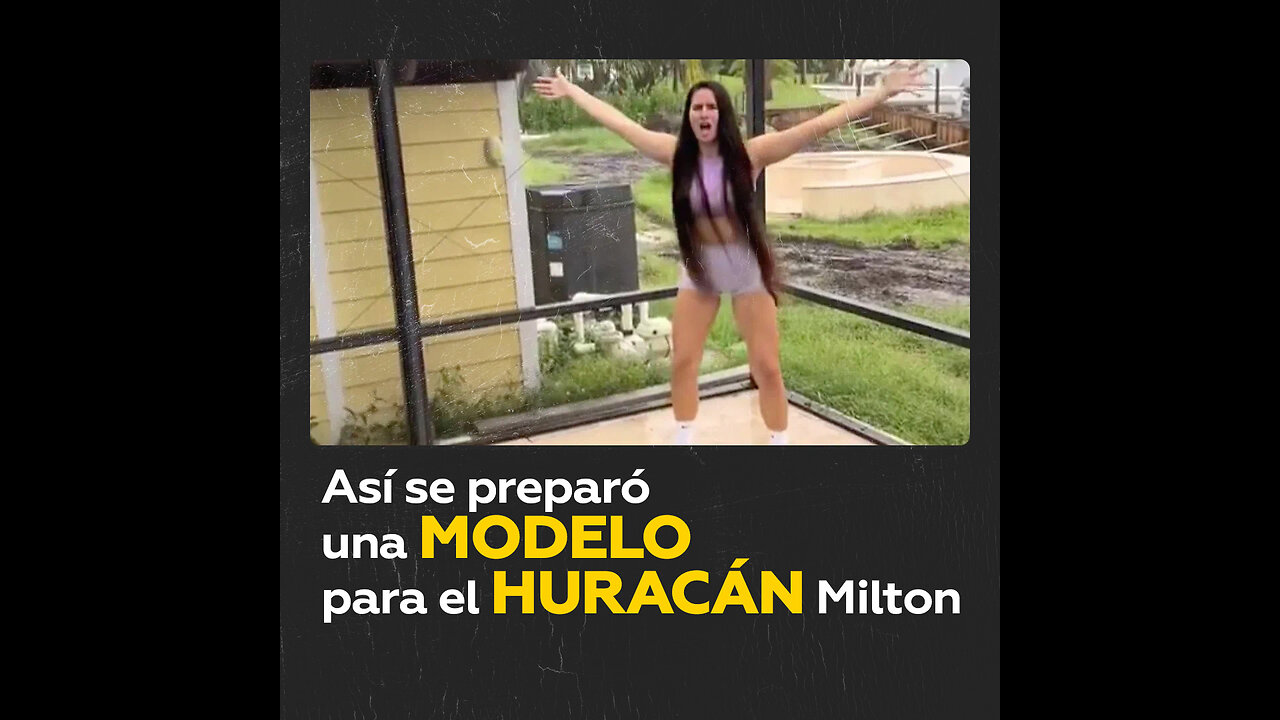 Modelo recibe críticas por cómo ‘preparó’ su casa para el huracán Milton