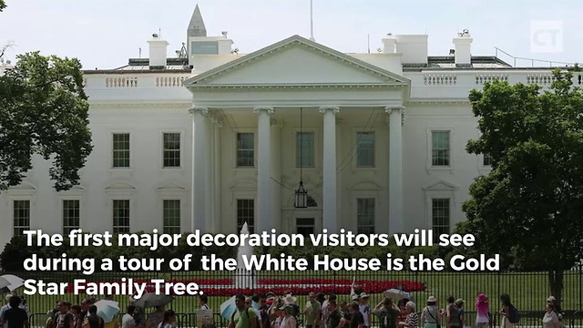 Christmas Tree for Fall Soldiers' Families Greets WH Visitors