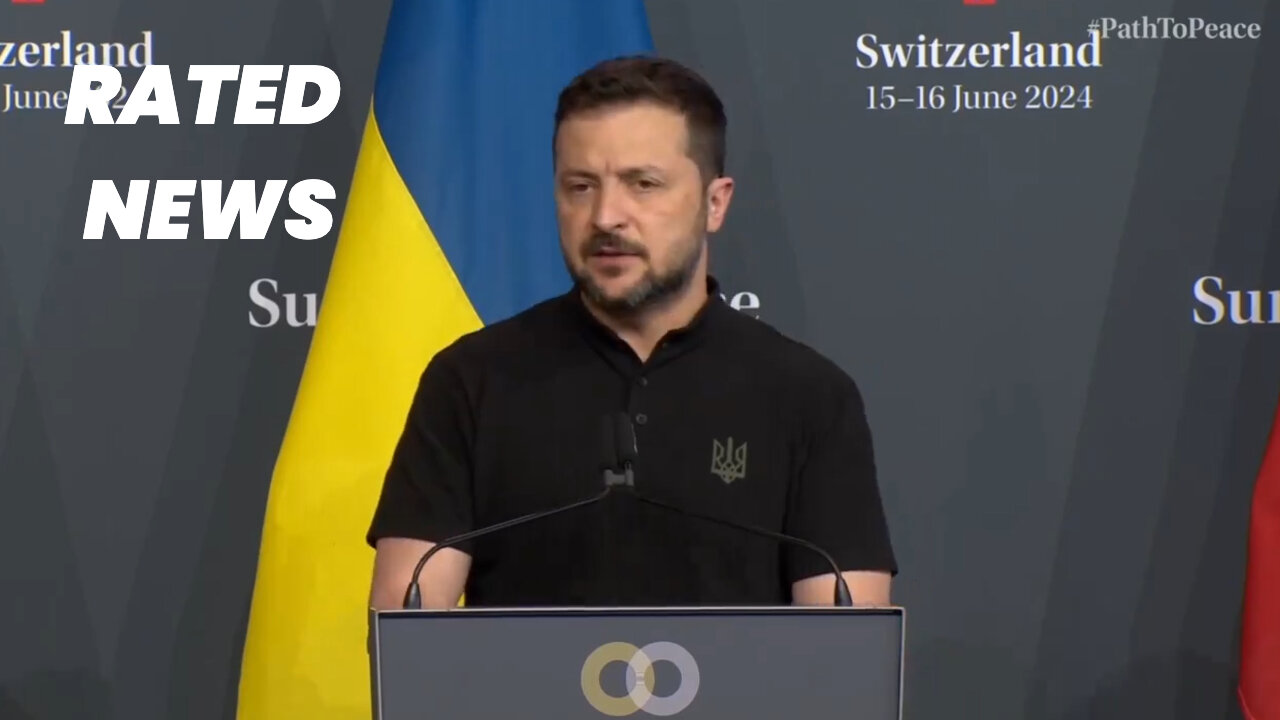 Zelensky Thanks Participants in Closing Statement at Peace Summit