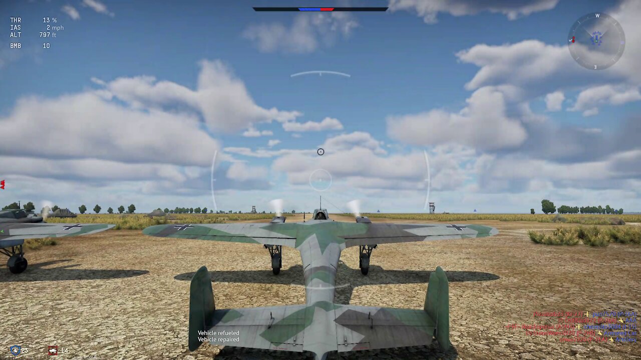 War Thunder - Coordinated pair bombs & RTB together / Koordinierte Paarbomben und kehrt zusammen zur Basis zurück