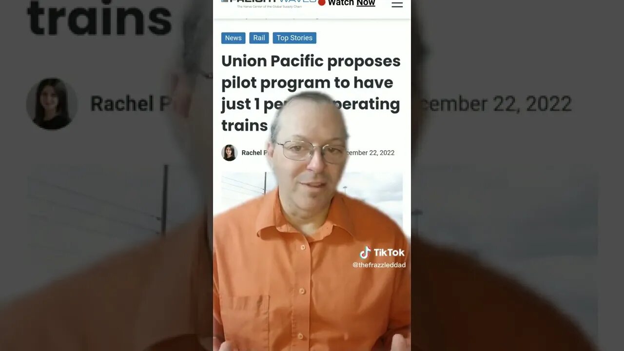 This was one of the sticking points of the rail negotiations