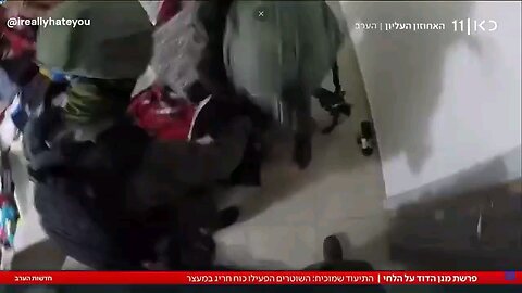 watch how savage IDF soldiers are towards a Palestinian