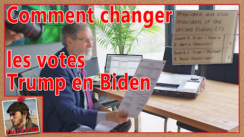 2021/049 Démonstration machine à voter - Comment changer les votes Trump en votes Biden