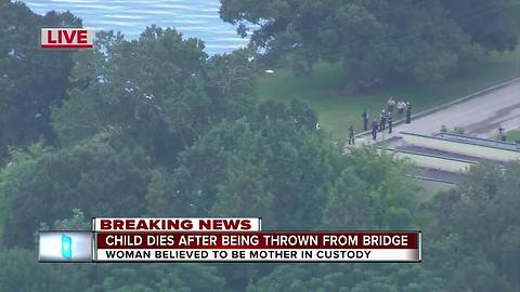 Child dies after reportedly being thrown into Hillsborough River, action air vo