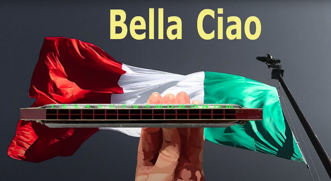 How to Play Bella Ciao on a Tremolo Harmonica with 16 Holes