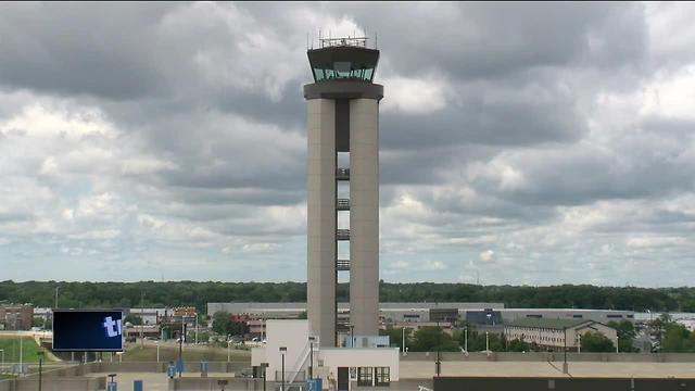 Plane makes emergency landing at Mitchell after lightening strike.