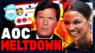 Alexandria Ocasio-Cortez DEMANDS Tucker Calson Be Deplatformed After Getting ROASTED By Him