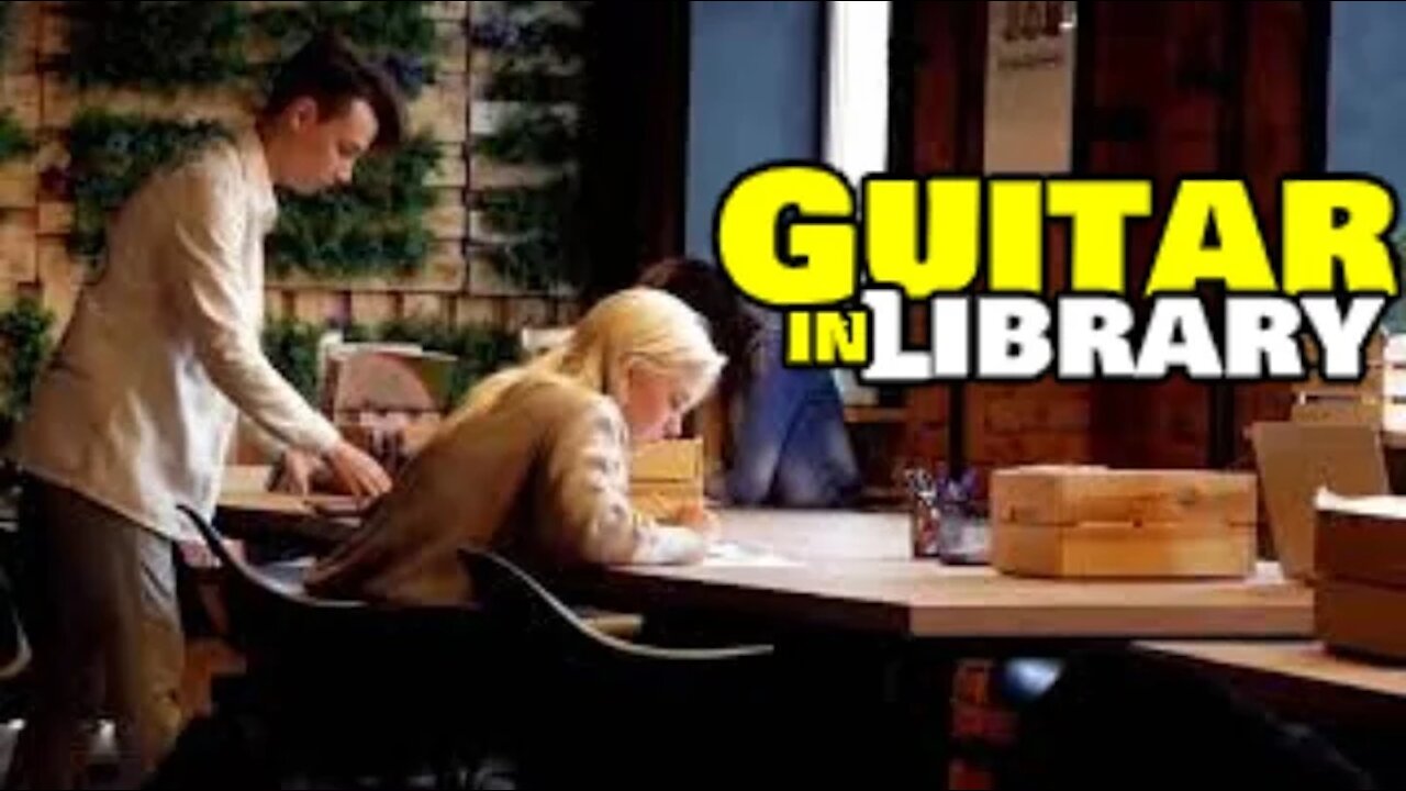 GUITAR 🎸 in library