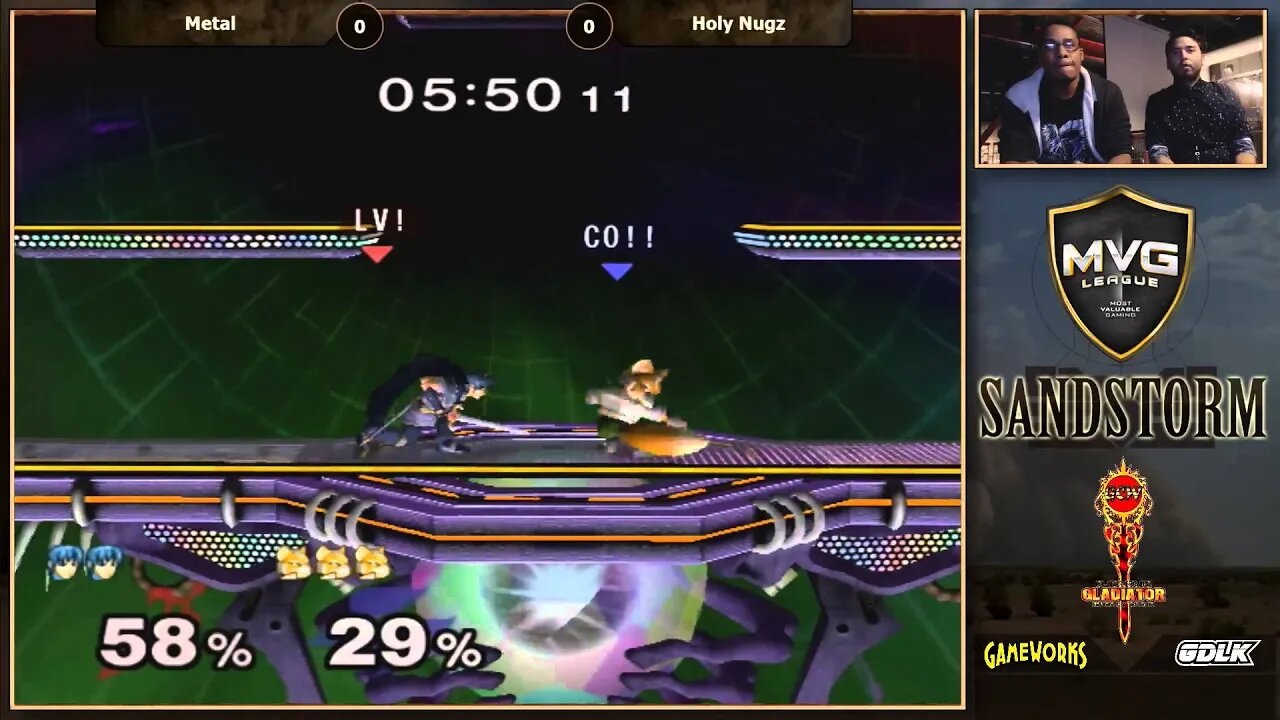 MVG Sandstorm: Singles RR - Metal (Marth) vs. Holy Nugz (Fox)