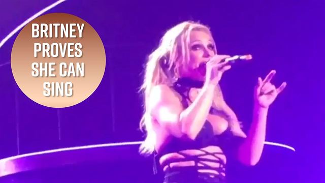 Britney's quest to proving she can sing live