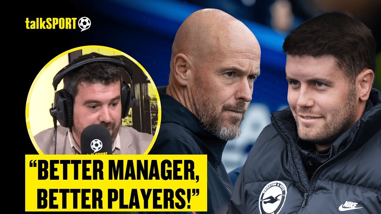 Alex Crook Claims Hurzeler Is A BETTER Manager Than Ten Hag & Has Better Players Than Man United 😳