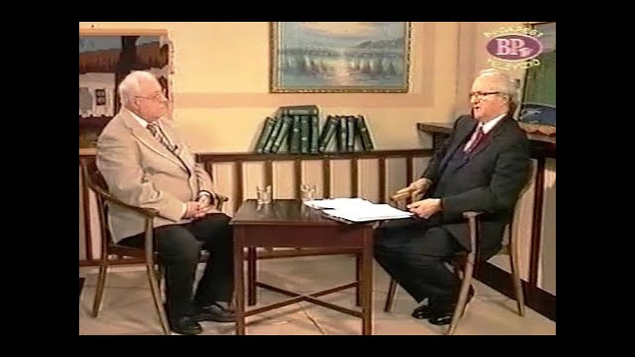 Ilkei Csaba beszélget Drábik Jánossal a BPTV "Vendégünk" c. műsorában, 2009. II. 18-án