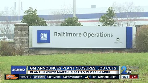GM is slashing 14,700 jobs; 310 from White Marsh