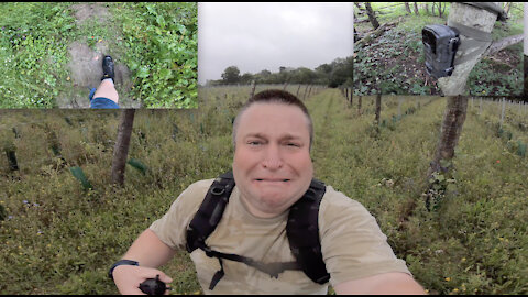 Hiking in A Thunderstorm And Hiding A Trail Cam 4K