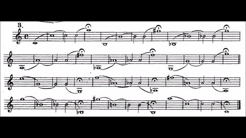 August W. Johanson - RUSSIAN Method for Trumpet - Long Notes 3