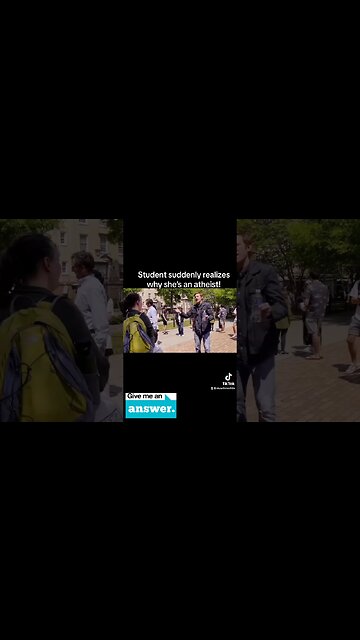 Student Suddenly Realizes Why She's an Atheist - Stuart Knechtle